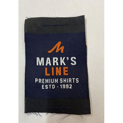 60Gsm Printed Cotton Woven Label - Color: Multicolor