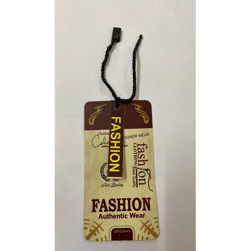 125Gsm Printed Garment Tag - Color: Multicolor