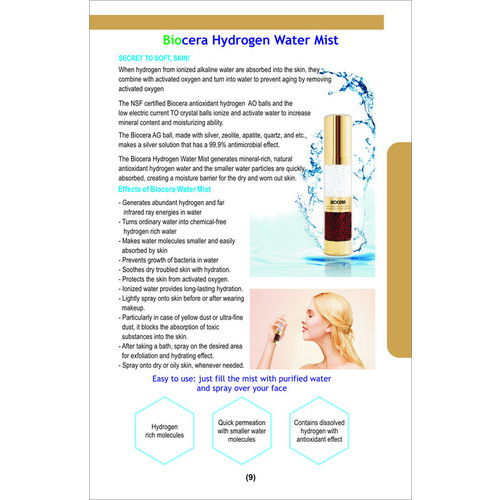 Hydrogen Water Mist