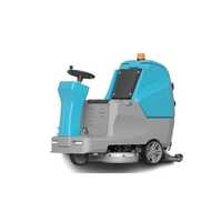 Battery Operated Ride On Scrubber Dryer