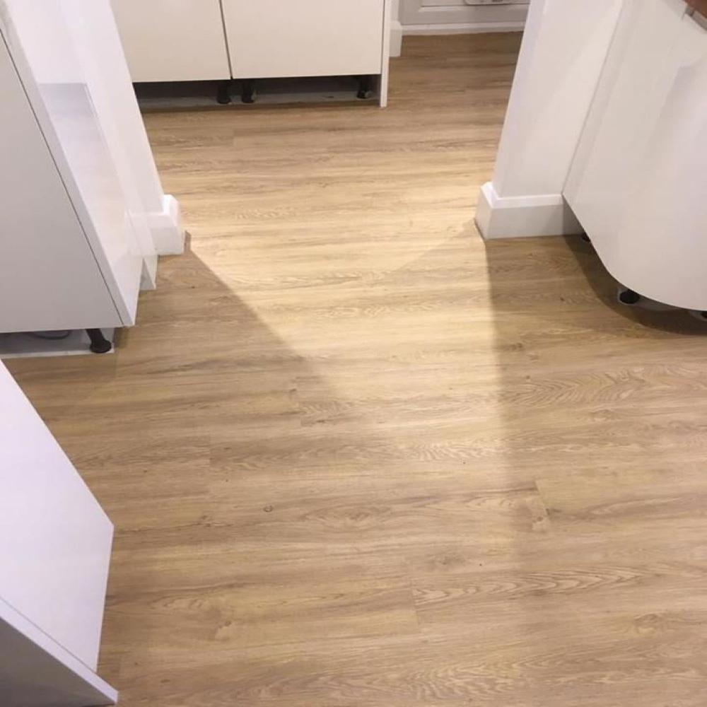 Matte Laminate Flooring - 8mm Thickness, 181mm Width | Brown Color, Anti-slip Feature, Natural Aesthetic