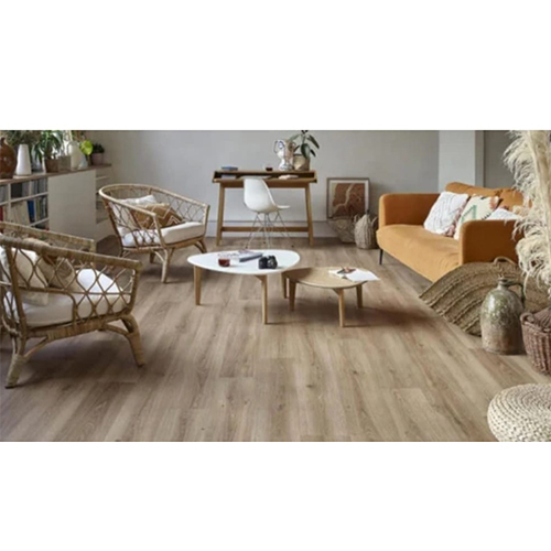 Brown Stone Polymer Composite Vinyl Flooring
