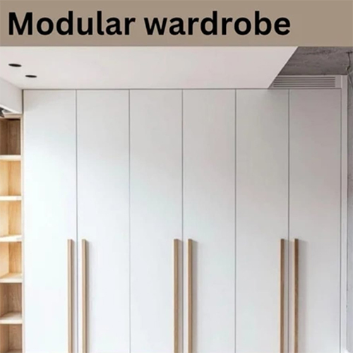 Modular Wooden Wardrobe - Color: Different Available