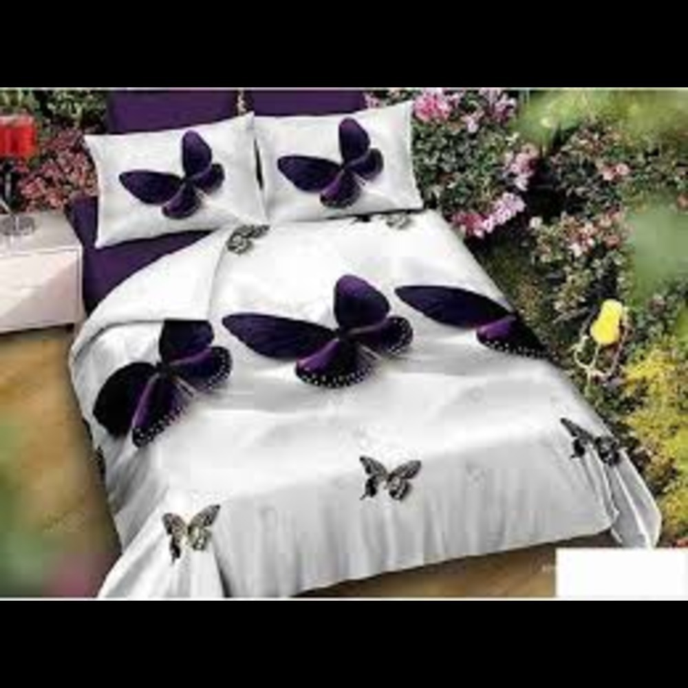 3d Printed Bedsheet - Glace Cotton, 90x100 Inch, Assorted Print | Washable, Plaid Style, Includes 2 Pillowcases, 144 Thread Count