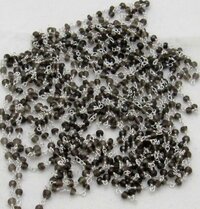 3- Feet Natural Smoky Quartz Rondelle Faceted Size 3-4mm Beaded