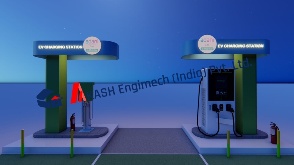 Twin EV Charging Station Container