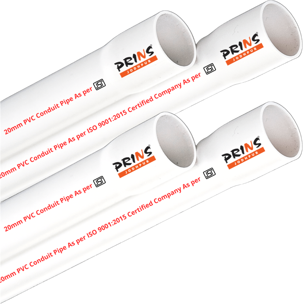 PRINS PVC Conduit Pipe 20 mm Heavy for Electrical Fittings