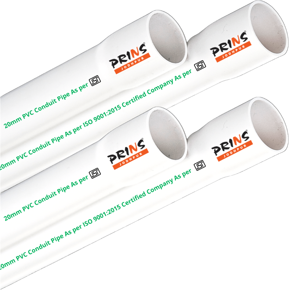 PRINS PVC Conduit Pipe 20 mm Heavy for Electrical Fittings