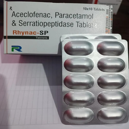 Aceclofenac & Paracetamol Tablets 100/325mg