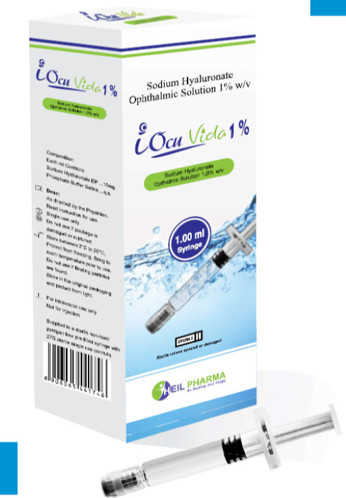 Sodium Hyaluronate Ophthalmic Solution 1.0% 1ml PFS