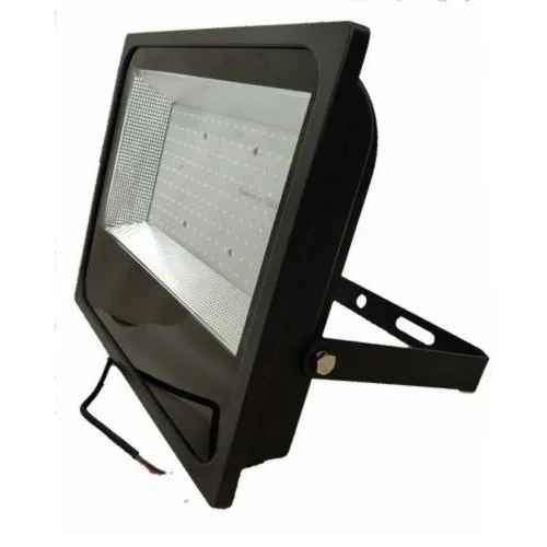 100W LED Flood Light - Aluminium & Glass, Black Color, IP66 Rated, Electric Power Supply, 220-240 Volt for Outdoor Applications