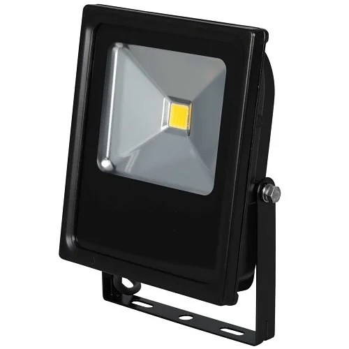 30w Led Flood Light - Aluminium & Glass, Black Color, 220-240 Volt (V), 50-60 Hertz (Hz) | Outdoor Lighting Solution For Gardens & Parking Lots