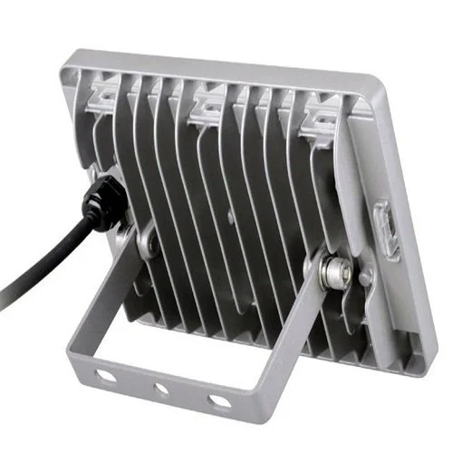 30w Led Flood Light - Aluminium & Glass, Black Color, 220-240 Volt (V), 50-60 Hertz (Hz) | Outdoor Lighting Solution For Gardens & Parking Lots