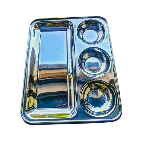 Steel 4 Compartment Plate