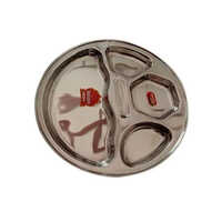 Round Stainless Steel Dinner Plate