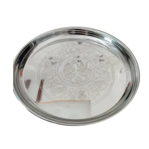 Printed Round Stainless Steel Plate