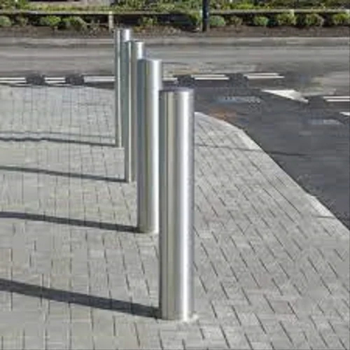 Stainless Steel Bollards - Color: Silver