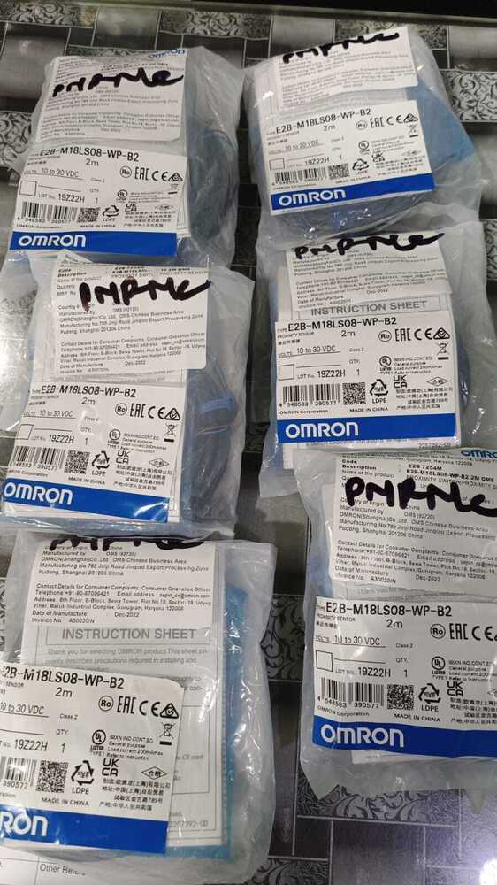 OMRON PROXIMITY SENSOR 10 TO 30VDC, E2B-M18LS08-WP-B2