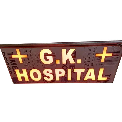 Led Acp Glow Sign Board