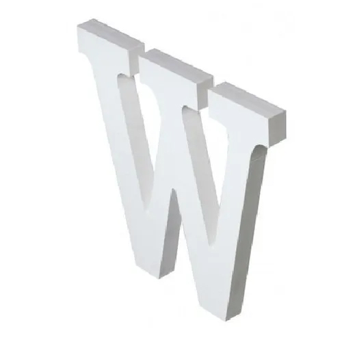 White PVC Letter