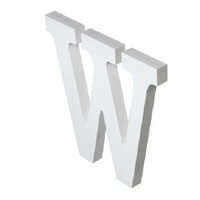 White Pvc Letter - Application: Advertising