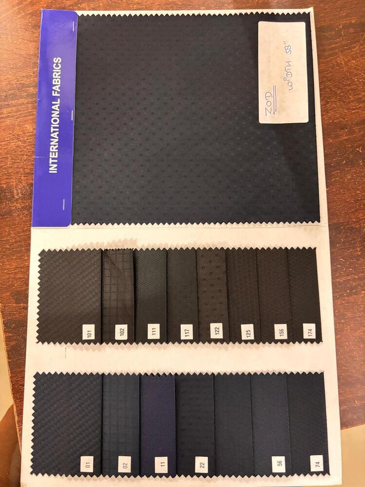 poly cotton dobby print