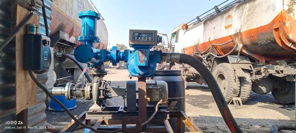 Tanker Unloading Flow Meter - Color: Blue