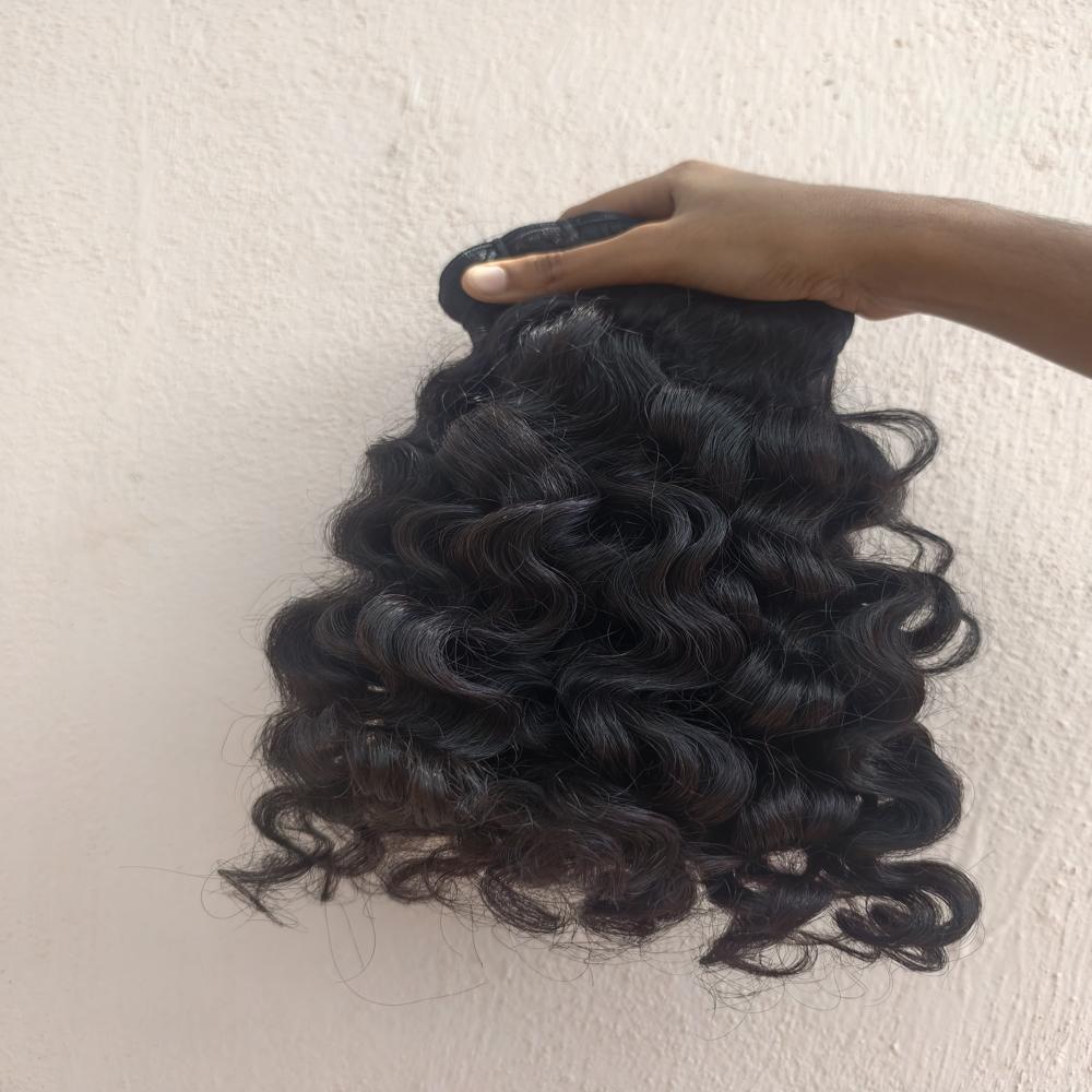 Temple Hair Raw Kinky Curly Human Hair Extensions