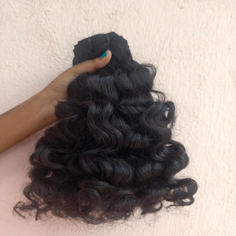 Temple Hair Raw Kinky Curly Human Hair Extensions