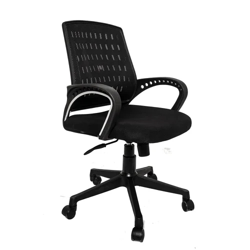 Black Fixed Arm Executive Office Chair