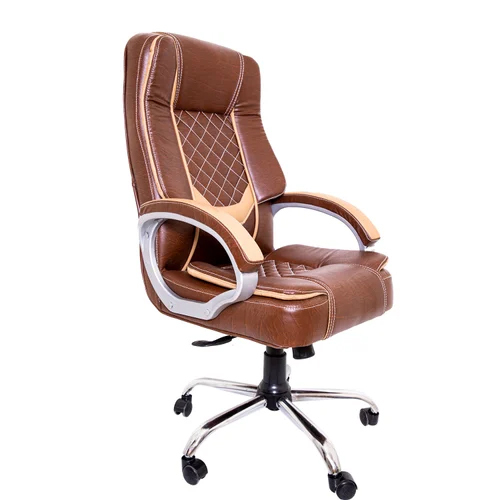 Brown Leather Boss Office Chair - Color: Different Available