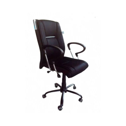 Black Leather Office Chair