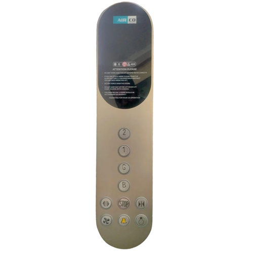 Air Co Elevator Button - Color: Silver