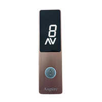 Aspire Elevator Button - Color: Silver