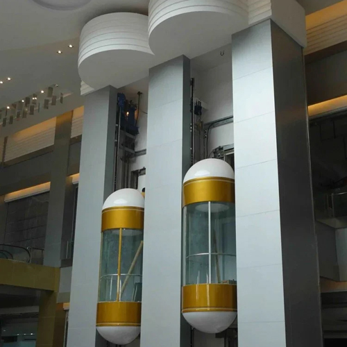 Glass Capsule Elevators - Usage: For Passengers Loading