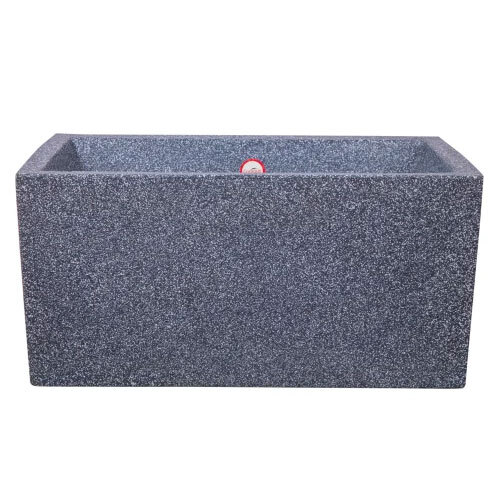 25 Cubix Planter - Color: Midnight Black