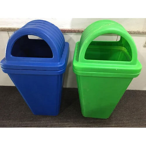 100 Ltr Plastic Dustbin - Color: Blue