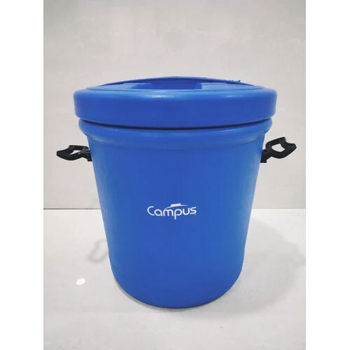 60 Litre Blow Mould Dustbin - Color: Blue