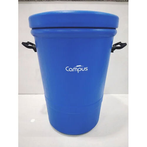 80 Litre Blow Mould Dustbin - Color: Blue