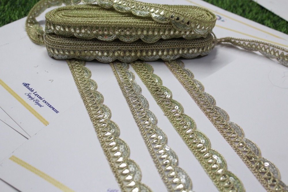 Fancy Cutwork Lace - Color: Golden Shade