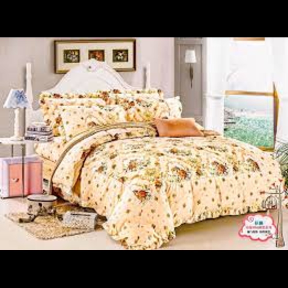 4 Pec Comforter Set Glace Cotton - Feature: Washable
