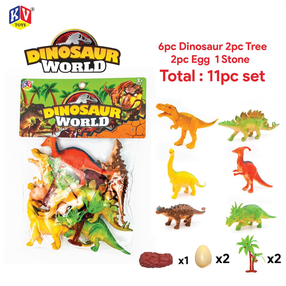 6 Pc Dinosaurs (321)