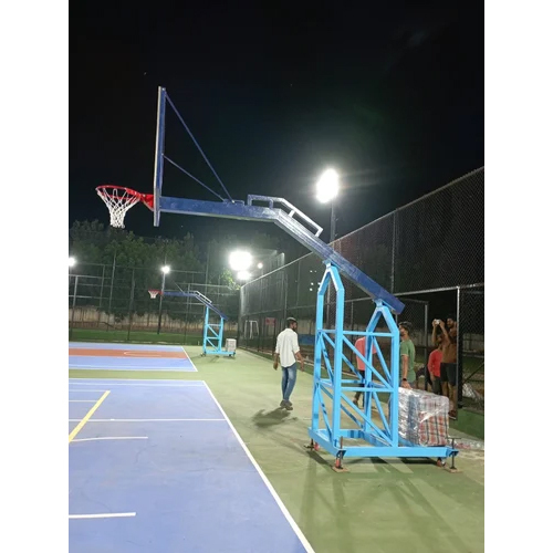 Basketball Pole Moveable - Color: Blue