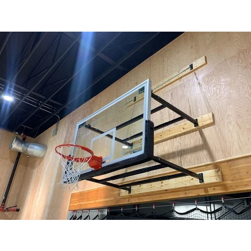 Wall Mounted Basketball Post - Color: All Colors