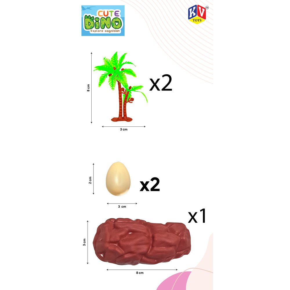 7 Pc Dinosaurs (336)