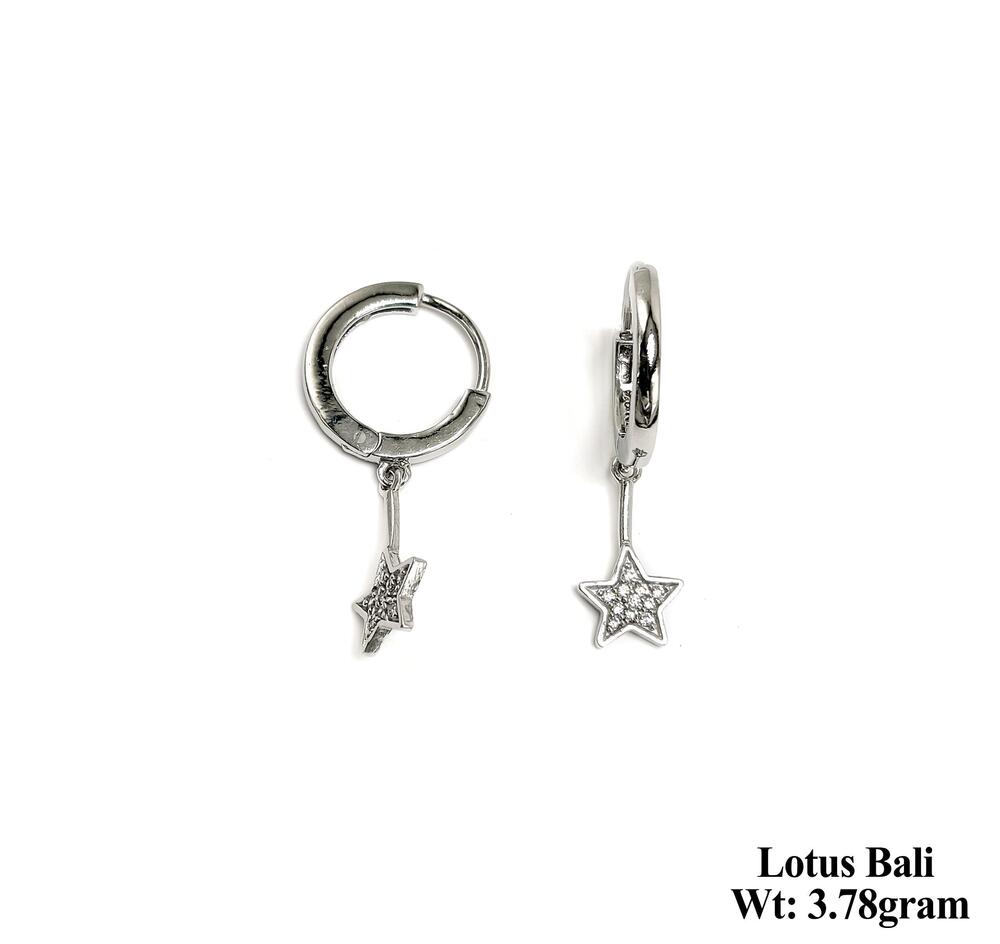 Silver 925 Bali Earring - Elegant Design | Lightweight, Durable, Handcrafted, Perfect For Everyday Wear And Special Occasions