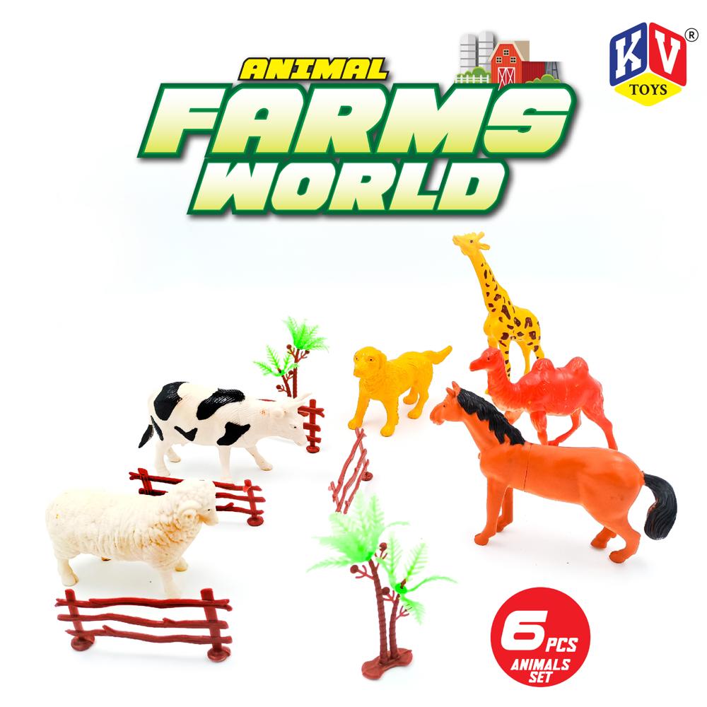6 Pc Farm Animal (319)