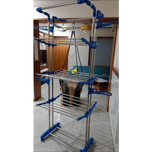 SS Rectangular Cloth Drying Stand