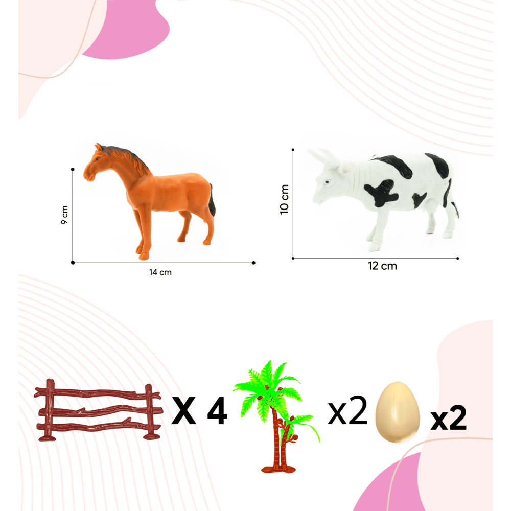 6 Pc Farm Animal (350)