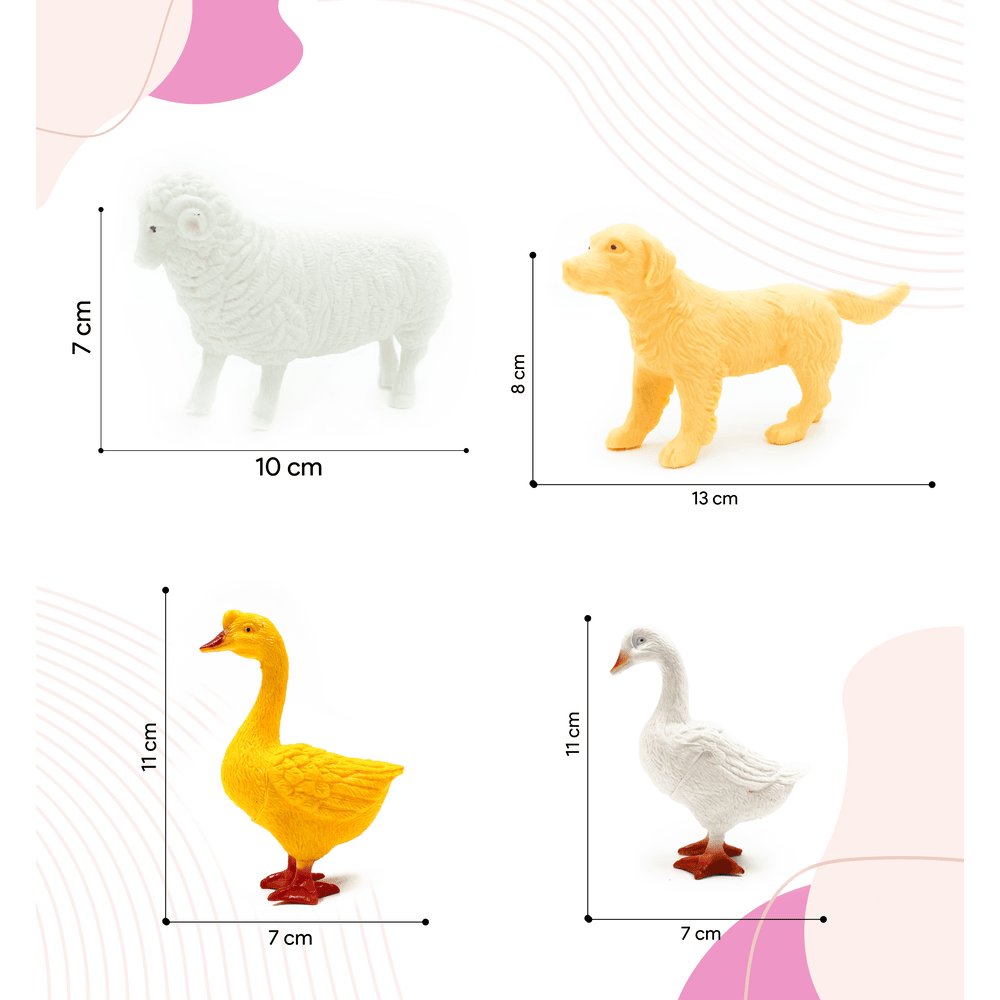 6 Pc Farm Animal (350)